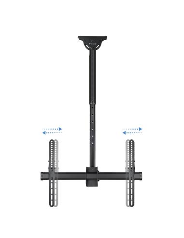 SOPORTE TECHO MONITORTV 32-70 GIRATORIO INCLINA EXTEN NEGRO TOOQ LPCE1170TSLI-B