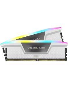 MEMORIA CORSAIR DDR5 32GB 2X16GB PC6200 VENGEANCE RGB BLANCA CMH32GX5M2B6200C36W
