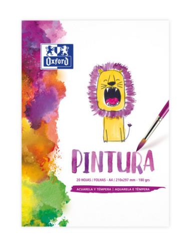 KIT KIDS1 BLOCS DIBUJO+BLOC ACUARELA/TEMPERA+ESTUCHE KANGOO+TEMPERAS OXFORD 400169566