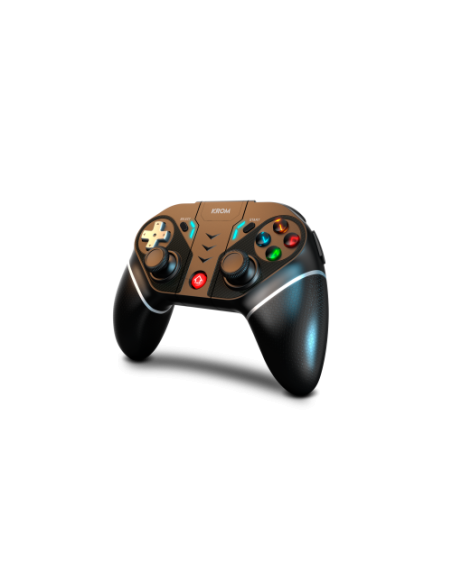 Krom KEXAL Negro, Rojo, Blanco Bluetooth/USB Gamepad Analógico/Digital Android, Nintendo Switch, PC, iOS