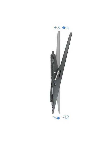 SOPORTE PARED MONITORTV 43-90 INCLINABLE MAX 70KG NEGRO TOOQ LP4391T-B