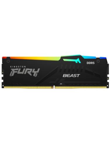 MEMORIA KINGSTON FURY BEAST RGB DDR5 32GB KIT2 5600MHZ CL40