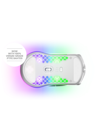 RATON STEELSERIES AEROX 3 WIRELESS BLANCO (62608) LANZAMIENTO EN 2022!!!!