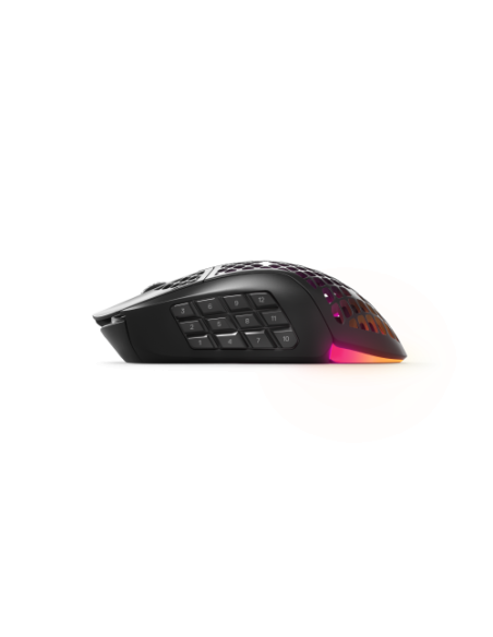 Steelseries Aerox 9 ratón Ambidextro RF Wireless + Bluetooth Óptico 18000 DPI