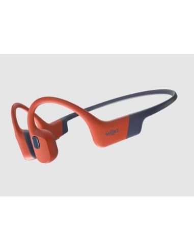 AURICULARES DEPORTIVOS SHOKZ OPENSWIM PRO EU ROJO / CONDUCCION OSEA / BLUETOOTH 5.4 / MP3 32GB / 9 HORAS AUTONOMIA / IP68 / SUME