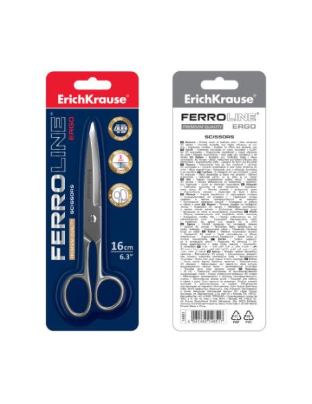BLÍSTER TIJERAS FERRO 16 CM ERICH KRAUSE 14851