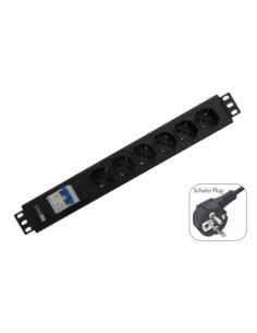 WP WPN-PDU-G02-12 base múltiple 2 m 12 salidas AC Negro