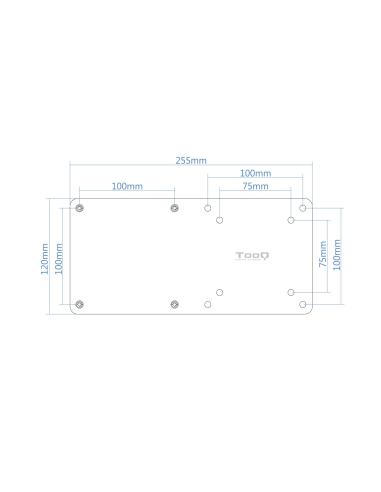 SOPORTE VESA PARA MINIPCNUCBAREBONE 75X75100X100 NEGRO TOOQ TCCH0007-B
