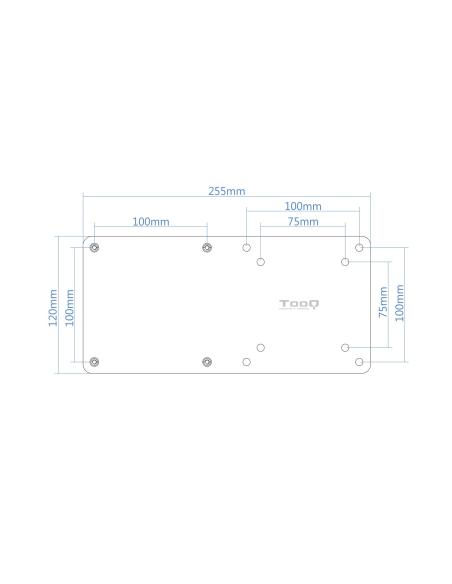 SOPORTE VESA PARA MINIPCNUCBAREBONE 75X75100X100 NEGRO TOOQ TCCH0007-B
