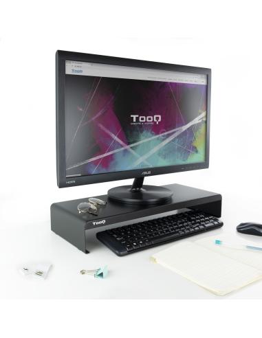 SOPORTE ELEVADOR PARA MONITORES TOOQ TQMR0121 NEGRO