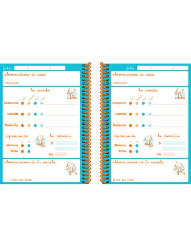 AGENDA ESCOLAR 2022-2023 PEQUE 8º DIA PAGINA TAPA PERSONALIZABLE INGRAF 350984