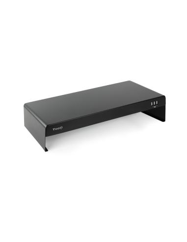 SOPORTE ELEVADOR PARA MONITORES 3XUSB TOOQ TQMR0124 NEGRO
