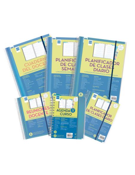 PLANIFICADOR DE CLASES DOCENTE 230X310 1 DÍA PÁGINA FINOCAM 5341000