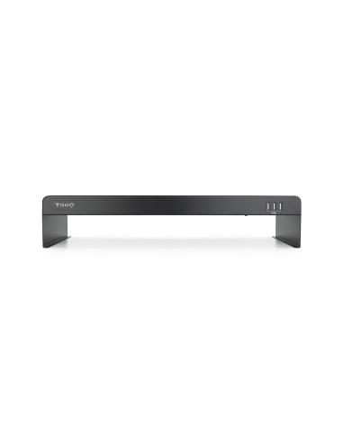 SOPORTE ELEVADOR PARA MONITORES 3XUSB TOOQ TQMR0124 NEGRO