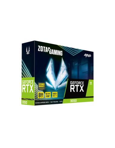 VGA ZOTAC RTX RTX 3050 AMP,NV,RTX3050,GDDR6,8GB,128BIT,HDMI+3DP,ICESTORM 2.0,2 VENTILADORES (ZT-A30500F-10M)