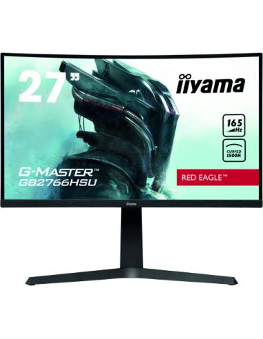 MONITOR IIYAMA 27" GAMING GB2766HSU-B1,FHD, 1920 x 1080, 1MS, 165HZ, ALT, INCL, REG ALT, USB, HDMI, DISPLAYPORT