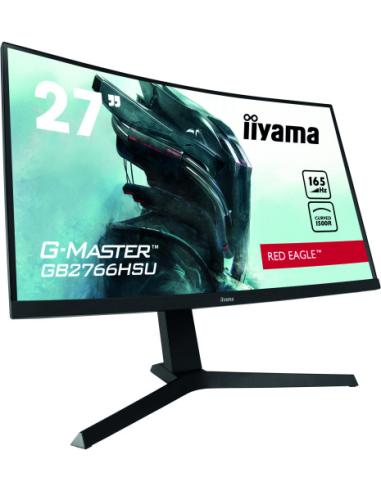 MONITOR IIYAMA 27" GAMING GB2766HSU-B1,FHD, 1920 x 1080, 1MS, 165HZ, ALT, INCL, REG ALT, USB, HDMI, DISPLAYPORT