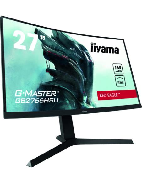 MONITOR IIYAMA 27" GAMING GB2766HSU-B1,FHD, 1920 x 1080, 1MS, 165HZ, ALT, INCL, REG ALT, USB, HDMI, DISPLAYPORT