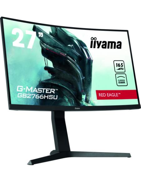 MONITOR IIYAMA 27" GAMING GB2766HSU-B1,FHD, 1920 x 1080, 1MS, 165HZ, ALT, INCL, REG ALT, USB, HDMI, DISPLAYPORT