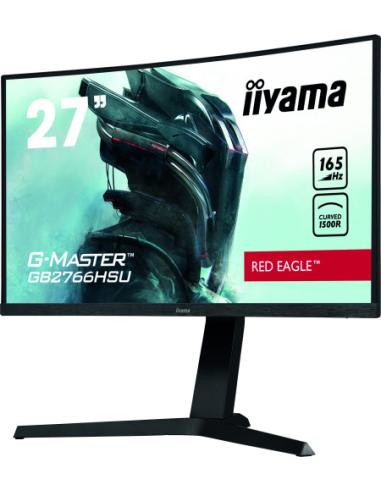 MONITOR IIYAMA 27" GAMING GB2766HSU-B1,FHD, 1920 x 1080, 1MS, 165HZ, ALT, INCL, REG ALT, USB, HDMI, DISPLAYPORT