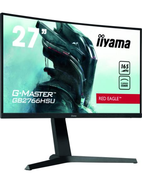 MONITOR IIYAMA 27" GAMING GB2766HSU-B1,FHD, 1920 x 1080, 1MS, 165HZ, ALT, INCL, REG ALT, USB, HDMI, DISPLAYPORT