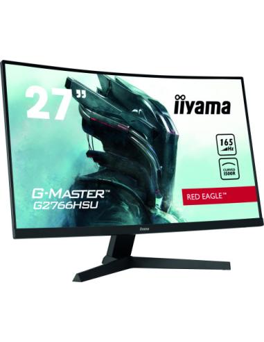 MONITOR IIYAMA 27" GAMING G2766HSU-B1, FHD, 1920 x 1080, 1MS, 165HZ, ALT, INCL, REG ALT, USB, HDMI, DISPLAYPORT