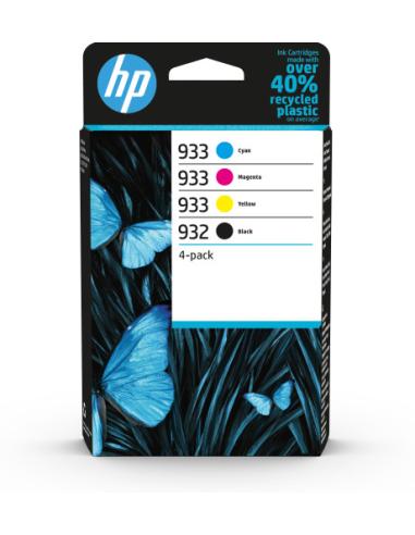 HP Paquete de 4 tintas Originales 932 negro y 933 cian/magenta/amarillo