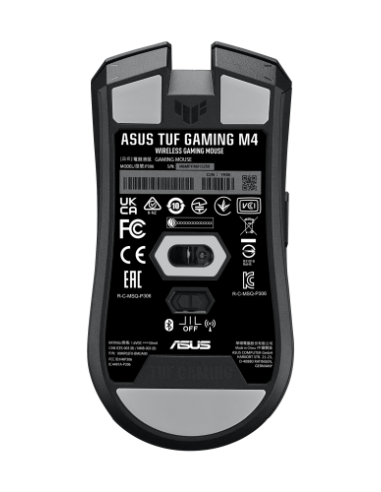 ASUS TUF Gaming M4 Wireless ratón mano derecha RF inalámbrica + Bluetooth Óptico 12000 DPI