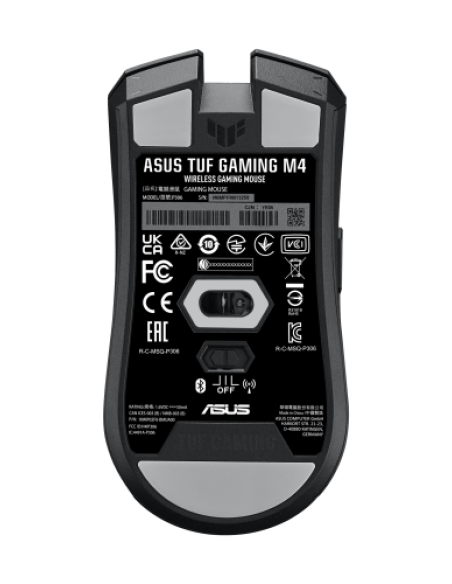 ASUS TUF Gaming M4 Wireless ratón mano derecha RF inalámbrica + Bluetooth Óptico 12000 DPI