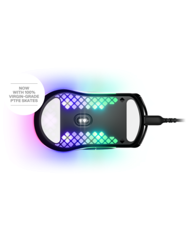 Steelseries Aerox 3 ratón mano derecha USB Tipo C Óptico 8500 DPI
