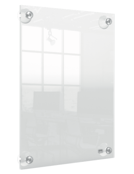 PORTAPOSTER ACRÍLICO TRANSPARENTE MURAL REMOVIBLE A4 NOBO 1915600