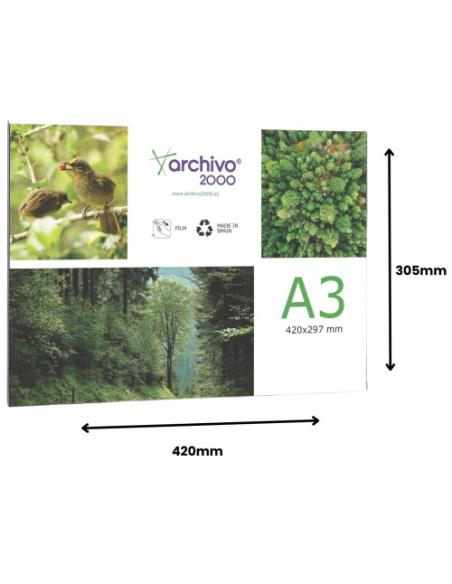 PORTAFOLLETOS MURAL PREMIUM A3 HORIZONTAL ADHESIVO 420x300MM ARCHIVO 2000 6157ACSTP