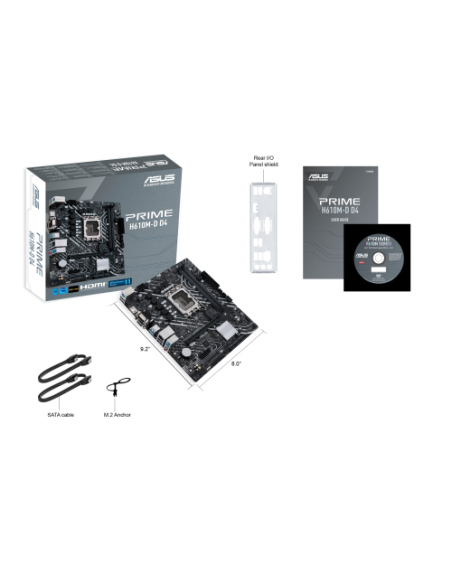 PLACA ASUS PRIME H610M-D D4,INTEL,1700,H610,2DDR4,MATX
