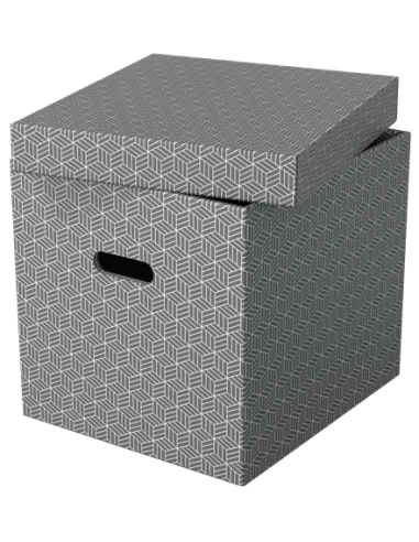 PACK 3 CAJAS GRISES 365X320X315MM ESSELTE 628289