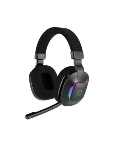 AURICULARES C/MICROFONO HIDITEC VORTEX ARGB NEGRO / ESTEREO / BLUETOOTH / JACK 3.5mm / GHE010004