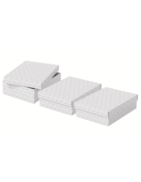 PACK 3 CAJAS BLANCAS 360X265X100MM ESSELTE 628284