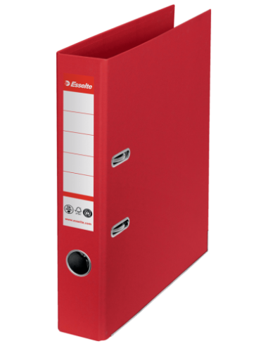 ARCHIVADOR CO2 NEUTRAL Nº1 A4 LOMO 50MM ROJO VIVIDA ESSELTE 627575