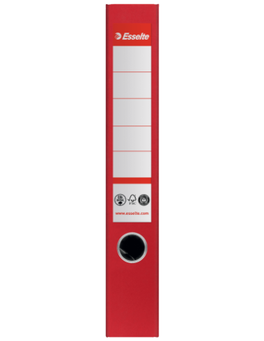 ARCHIVADOR CO2 NEUTRAL Nº1 A4 LOMO 50MM ROJO VIVIDA ESSELTE 627575