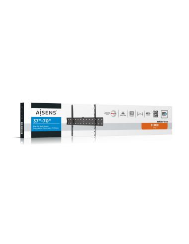 SOPORTE TV MONITOR PARED ULTRA DELGADO 40KG 37-70 NEGRO AISENS WT70F-069