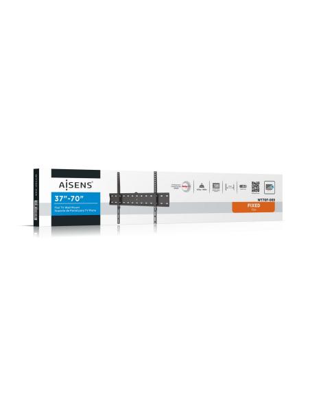SOPORTE TV MONITOR PARED ULTRA DELGADO 40KG 37-70 NEGRO AISENS WT70F-069
