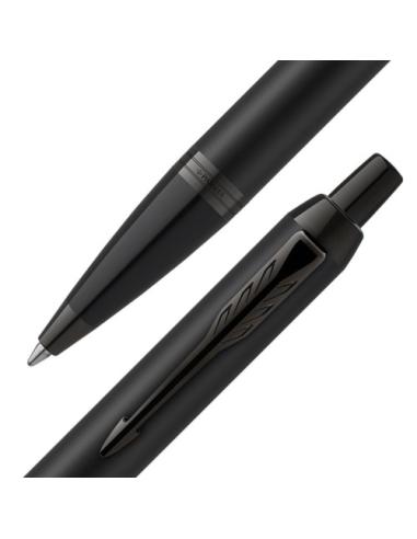 BOLÍGRAFO IM CUERPO NEGRO MATE/ADORNOS NEGROS MEDIUM PARKER 2127618