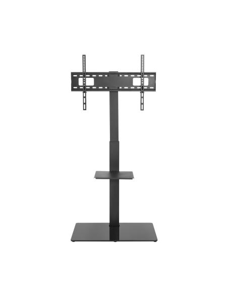 SOPORTE TV MONITOR SUELO CON BANDEJA DVD 40 KG 37-70 NEGRO AISENS FT70S-077