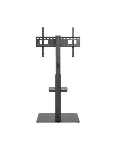 SOPORTE TV MONITOR SUELO CON BANDEJA DVD 40 KG 37-70 NEGRO AISENS FT70S-077