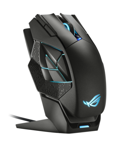ASUS ROG Spatha X ratón mano derecha RF Wireless+USB Type-A Óptico 19000 DPI