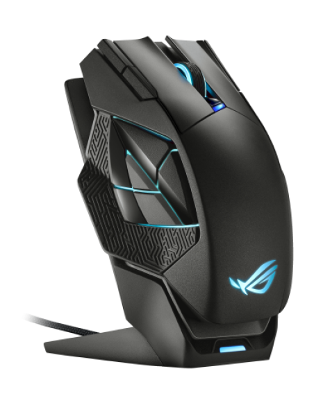 ASUS ROG Spatha X ratón mano derecha RF Wireless+USB Type-A Óptico 19000 DPI