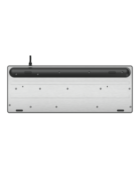 Trust GXT 833 Thado teclado USB Español Negro, Plata