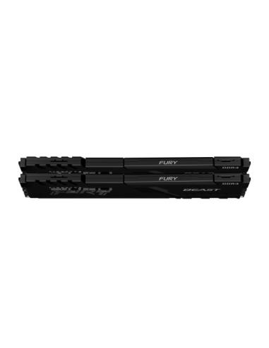 MEMORIA KINGSTON FURY BEAST BLACK DDR4 32GB (KIT 2) 3200MHZ CL16 1GX8 - KF432C16BB1K2/32