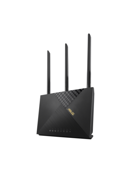 ASUS 4G-AX56 router inalámbrico Gigabit Ethernet Doble banda (2,4 GHz / 5 GHz) 3G Negro
