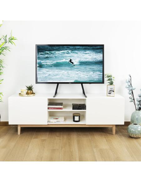 SOPORTE DE MESA MONITORTV INCLI 32-70 NEGRO COMP.PANTALLA CURVAS TOOQ DB3270T-B