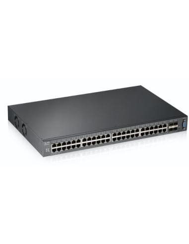 Zyxel XGS2210-52 Gestionado L2 Gigabit Ethernet (10/100/1000) 1U Negro